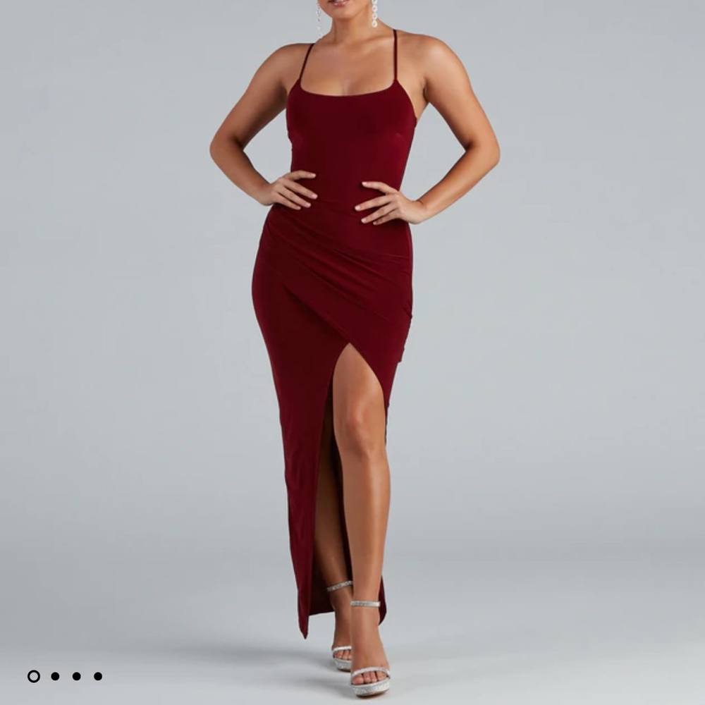 Maxi Dress Burgundy windsdor